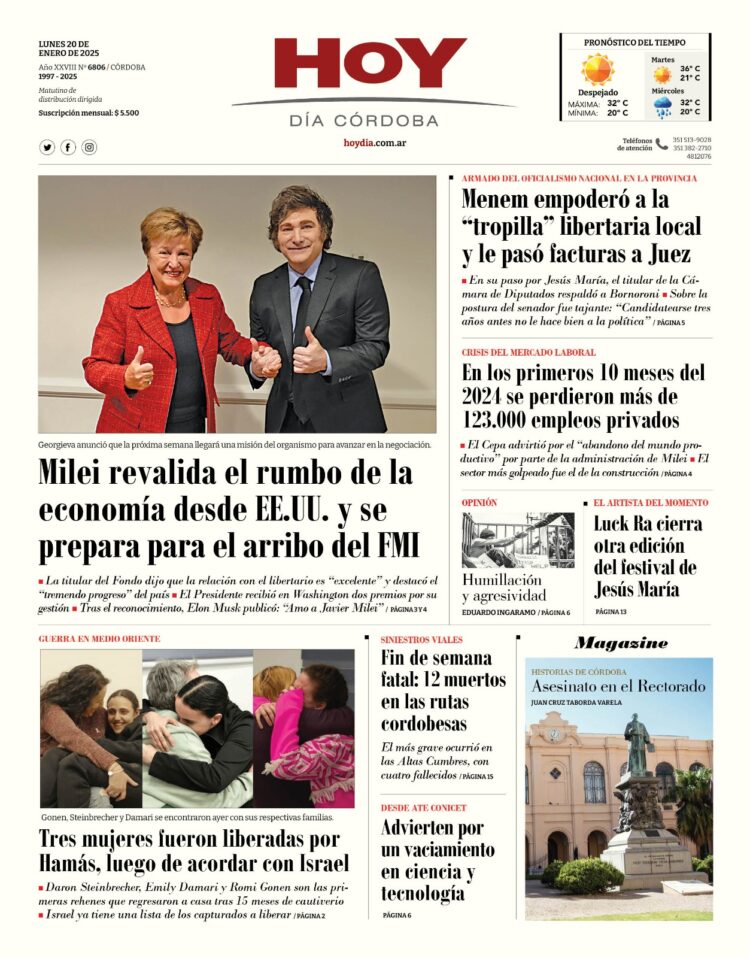 Portada 20.01.2025