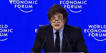 La imagen digital de Milei cayó un 9% después de su discurso en Davos