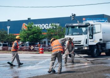 Rehabilitaron la circulación en el cruce de avenidas Colón y Sagrada Familia