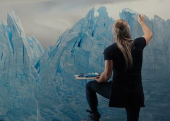 Helmut Ditsch vendió una obra inspirada en el Perito Moreno por 1,6 millones de euros