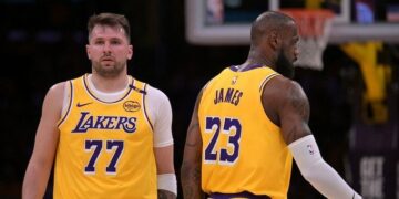 Histórico debut de Luka Doncic en Los Angeles Lakers