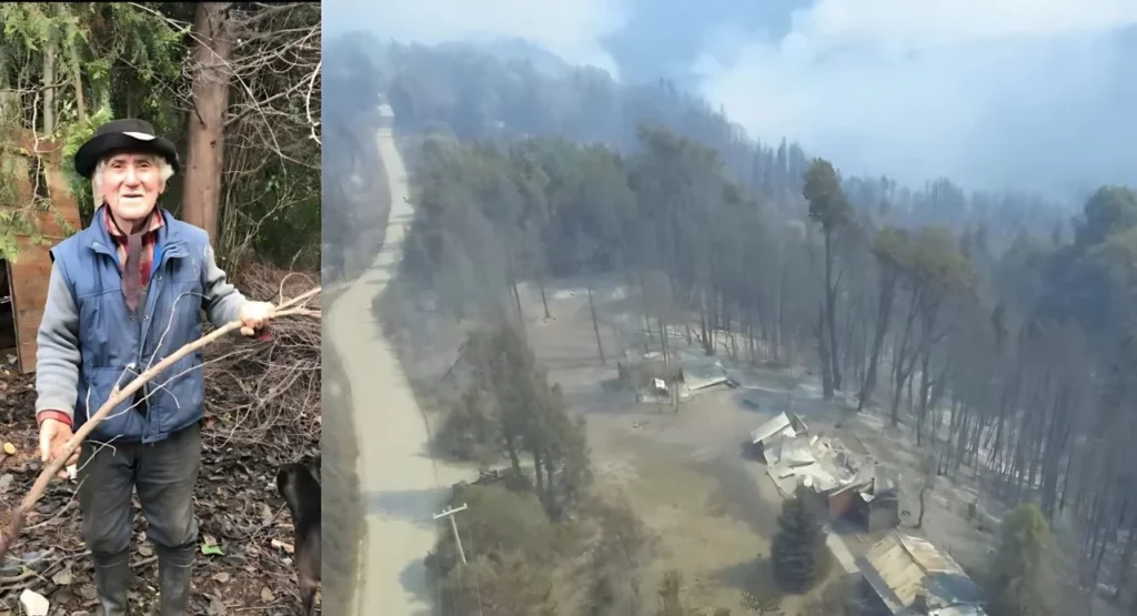 Dolor en El Bolsón por Don Reyes, un querido vecino que murió en los incendios