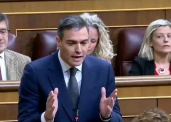 Pedro Sánchez mencionó el escándalo cripto de Milei para criticar a un opositor