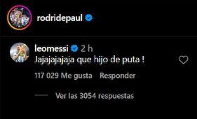 El cambio de look de De Paul y la reacción de Messi en comentarios que se volvió viral El cambio de look de De Paul y la reacción de Messi en comentarios que se volvió viral