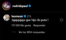 El cambio de look de De Paul y la reacción de Messi en comentarios que se volvió viral