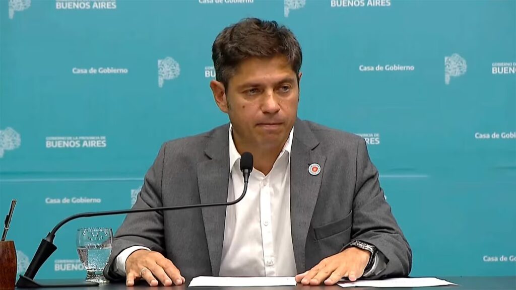 Kicillof repudió a Milei por pedir su renuncia y la intervención de la Provincia