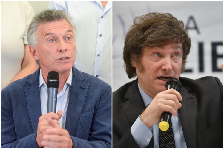 Mauricio Macri y Javier Milei.