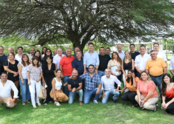 Manuel Calvo recorrió el norte y se reunió con intendentes de los cinco departamentos