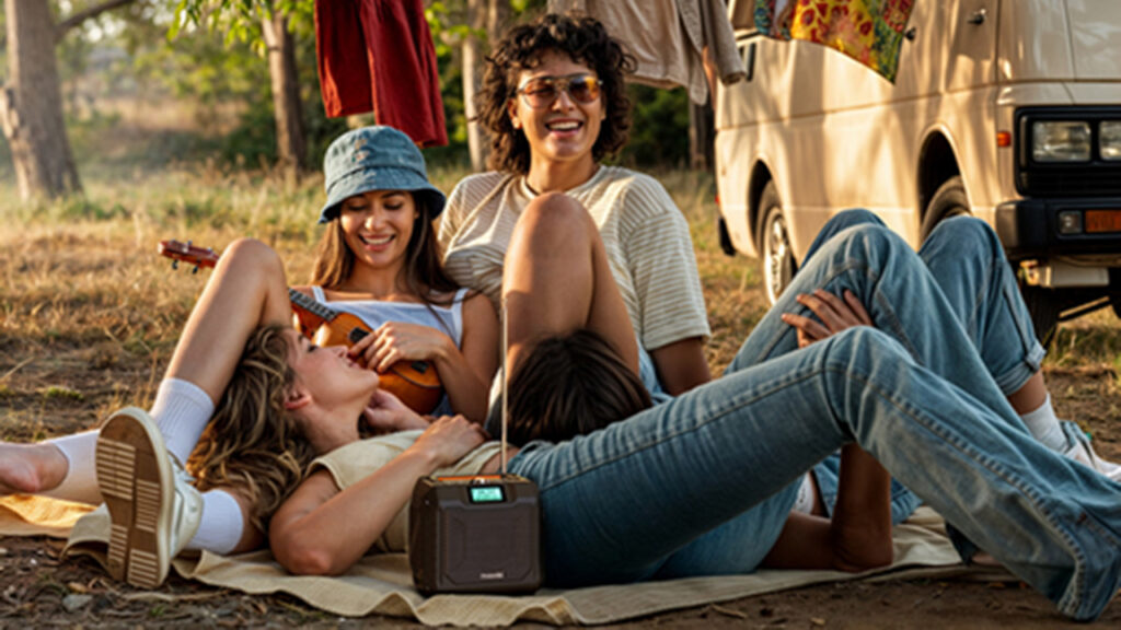 Volver al futuro: parlante Bluetooth con radio AM/FM