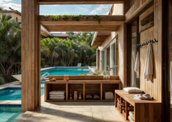 Novedad: los recibidores para patios y jardines