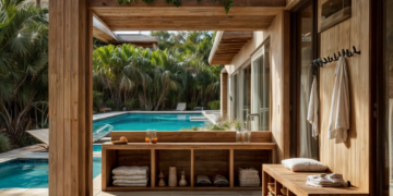 Novedad: los recibidores para patios y jardines