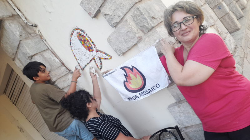 Restauraron los murales vandalizados en Ciudad Universitaria Restauraron los murales vandalizados en Ciudad Universitaria