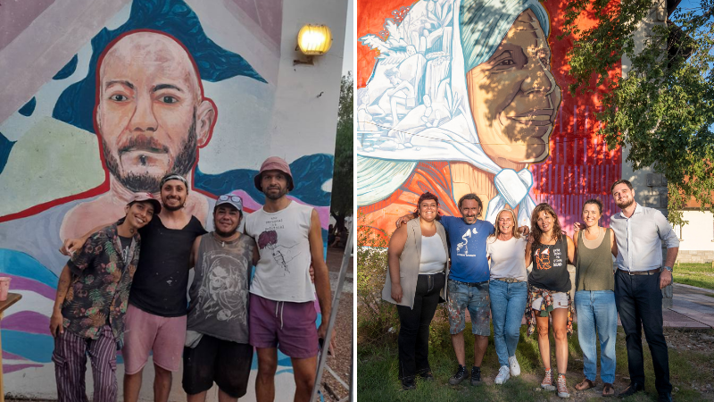 Restauraron los murales vandalizados en Ciudad Universitaria Restauraron los murales vandalizados en Ciudad Universitaria