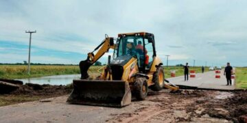 Vialidad trabaja para restablecer el tránsito en la ruta provincial 10
