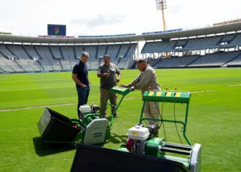 El Kempes incorporó una nueva tecnología para el mantenimiento del césped