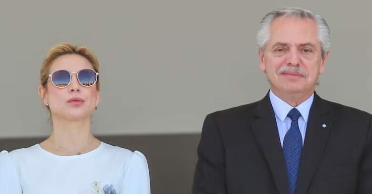 Fabiola Yañez y Alberto Fernández.