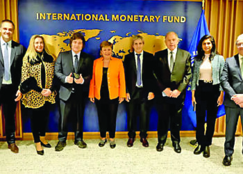 Milei se reunió con Georgieva en el inicio de su gira en EE.UU.