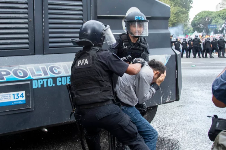 Marcha de los jubilados.