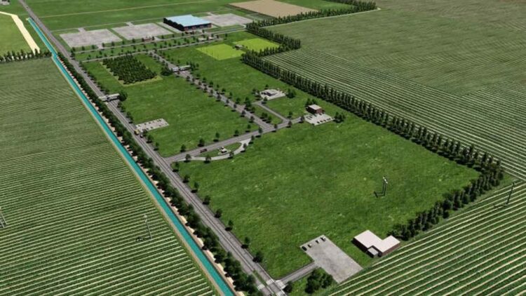 Autorizaron a Cormecor a operar, pero a 4 kilómetros de Villa Parque Santa Ana Imagen de cómo sería el complejo ambiental de Cormecor.