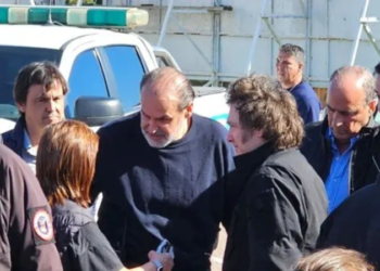 Bahía Blanca: Milei llegó a la ciudad bonaerense azotada por el temporal