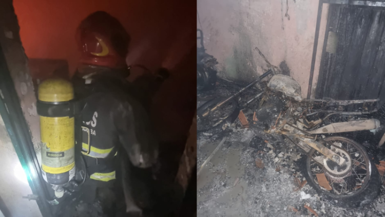 Bomberos extinguen incendio en vivienda de barrio Santa Isabel: dos personas lesionadas y un niño rescatado