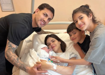 Nació Lautaro, el tercer hijo de Leandro Paredes