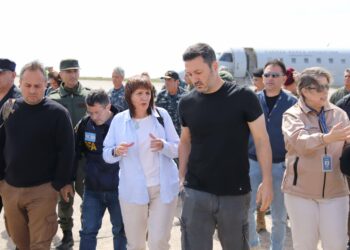 Bullrich y Petri regresaron a Bahía Blanca para supervisar la asistencia a los damnificados