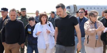 Bullrich y Petri regresaron a Bahía Blanca para supervisar la asistencia a los damnificados