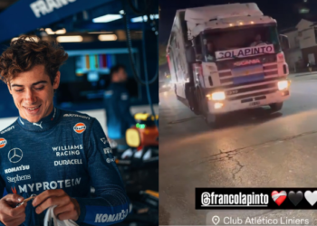 Franco Colapinto y su familia hicieron donaciones a los vecinos de Bahía Blanca