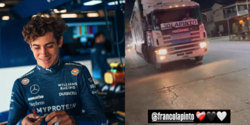 Franco Colapinto y su familia hicieron donaciones a los vecinos de Bahía Blanca