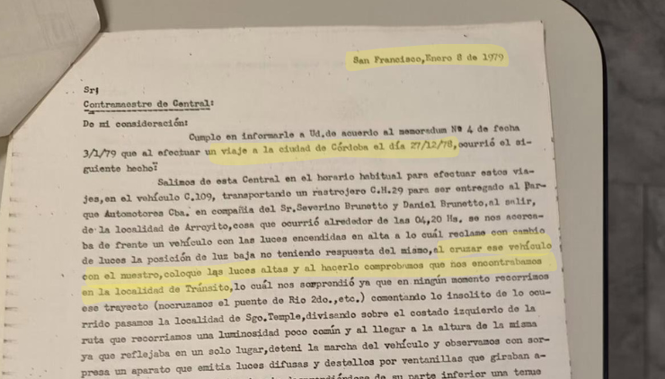 Caso desclasificado: empleados de Epec aseguraron haberse cruzado con una nave extraterrestre