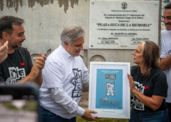Llaryora inauguró el Foro de la Democracia en Campo de la Ribera
