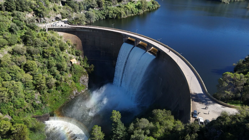 Los principales embalses de Córdoba superan el nivel de vertedero tras intensas lluvias