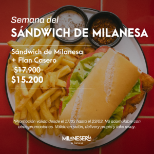 Día del Sándwich de Milanesa, un plato que no falta en la mesa de los argentinos