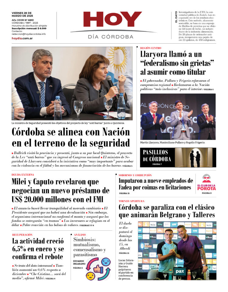 Tapa del día 28.03.25