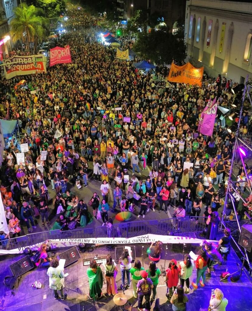 La manifestación del 8M ratificó los reclamos en contra de Milei