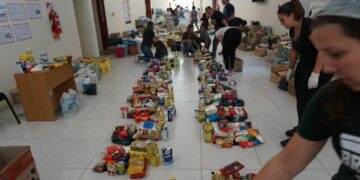 Las donaciones de cordobeses ya llegaron a Bahía Blanca