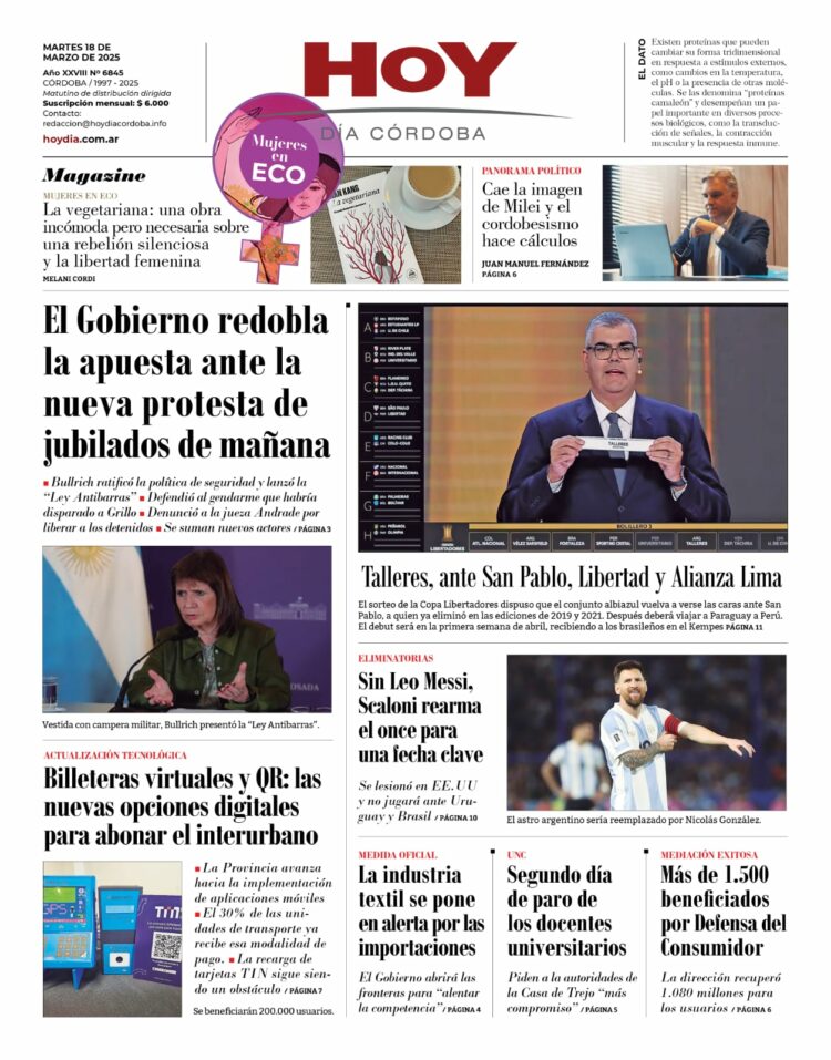 Tapa del día 18.03.25