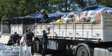 La Universidad Provincial envió el último cargamento de donaciones para Bahía Blanca: 90 toneladas