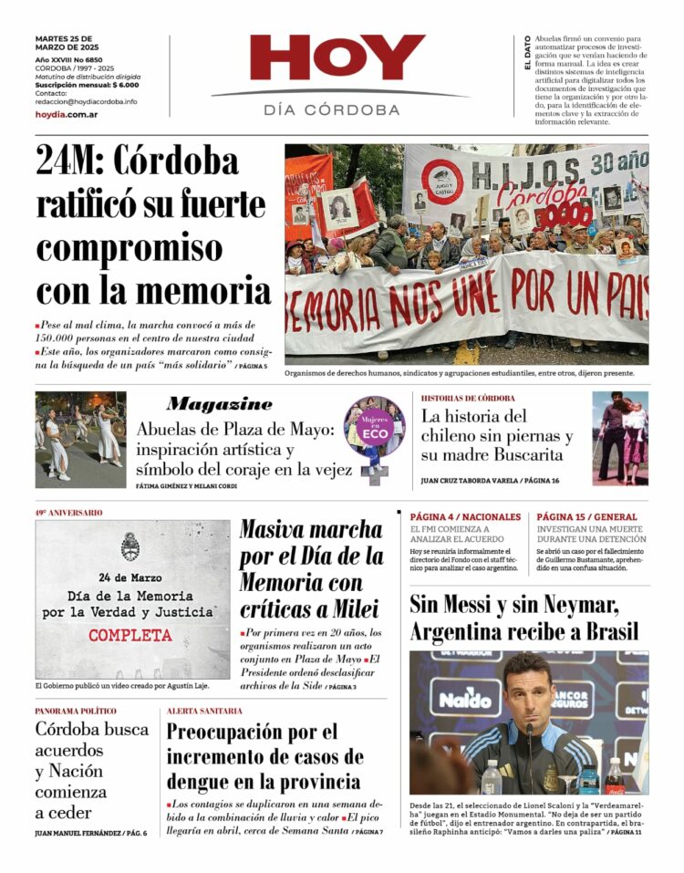 Tapa del día 25.03.25