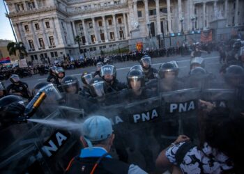 Fuerte operativo para la marcha de jubilados