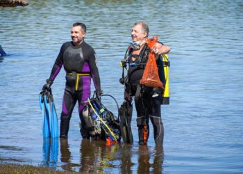 Se realizó una nueva jornada de limpieza en el Dique Los Molinos