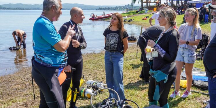 Se realizó una nueva jornada de limpieza en el Dique Los Molinos