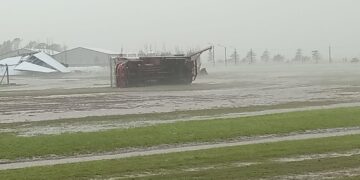 Fuerte tormenta causa estragos en Ucacha