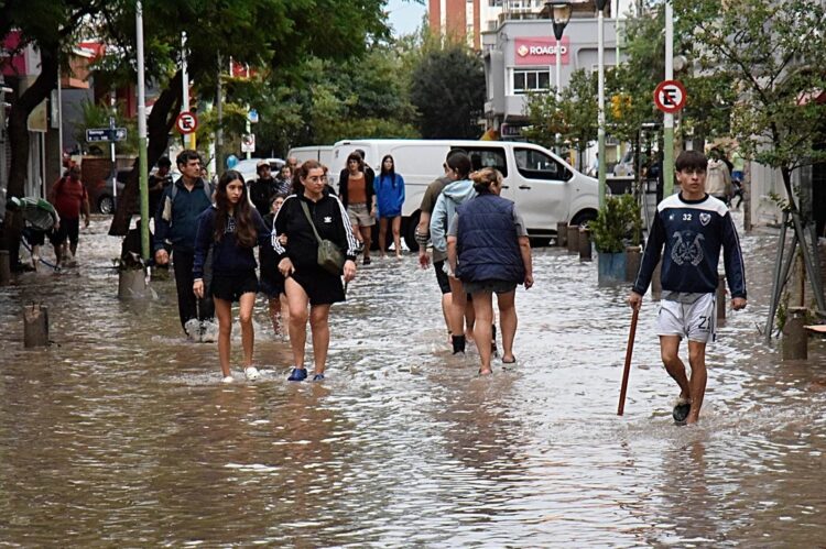 Tragedia del temporal en Bahía Blanca.