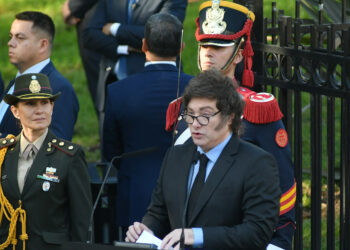 Milei en el acto por Malvinas: «Anhelamos que los malvinenses decidan votarnos»