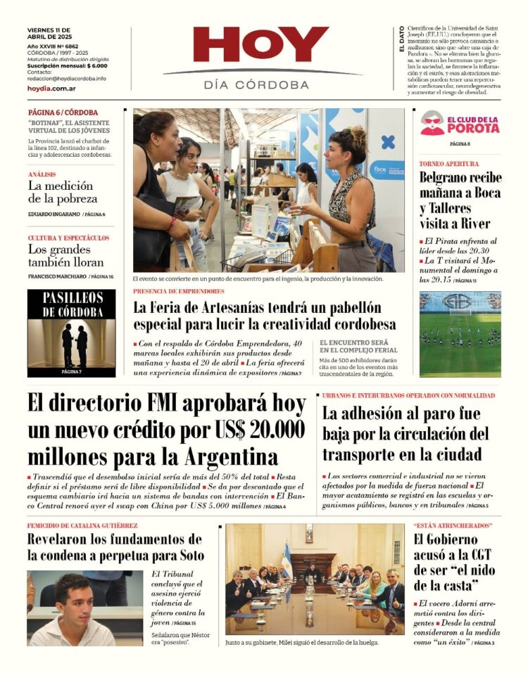 Tapa del día 11.04.25