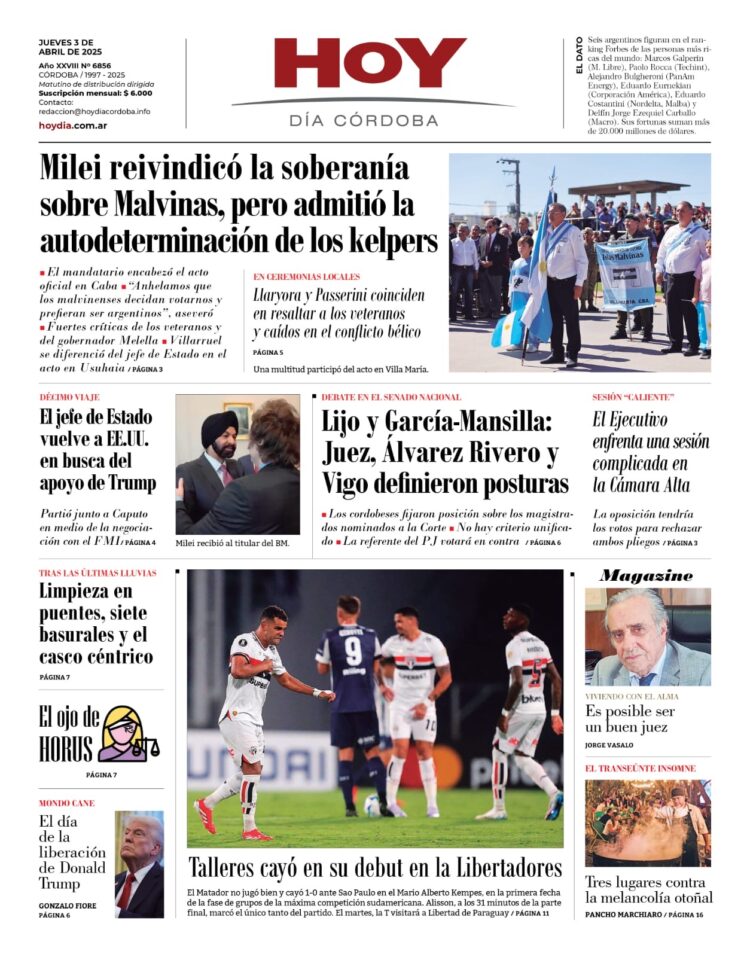 Tapa del día 03.04.25