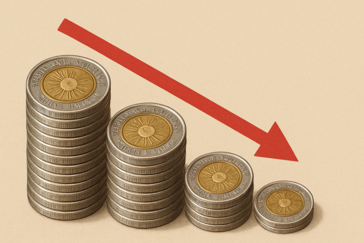 Los salarios muestran una caída de hasta el 7% en el primer trimestre