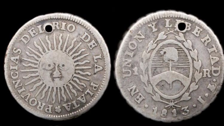 Foto: 1 Real, 1813, colección Santiago Rimondino.